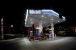 Mobil Gas Station at night, nighttime, VCPD01_054