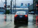Potrero Hill, Third Street, Dog-Patch, car, automobile, sedan, rain, inclement weather, dangerous driving conditions, Vehicle, VCRD01_034