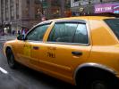 Rainy wet Taxi Cab, cars, automobiles, 2000's, VCRD01_081