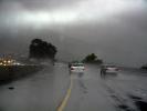 US 101 on a rainy day, Marin County