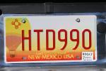 New Mexico License Plate, VCRD02_064