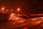 Bay Bridge Toll Plaza on a rainy night, VCRD02_096