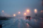 Early Morning Hazardous driving conditions, Interstate Highway I-5 heading south