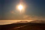 Coleman-Valley Road, Fog, Sunset, Sunclipse