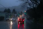 Sir Francis Drake Boulevard, rain, rainy, Cars, Vehicle, Automobile, Fairfax, Marin County, California, Car, VCRD03_229