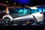 Mirai Toyota FCV (Fuel Cell Vehicle) concept car, CES Convention 2016, Consumer Electronics Show, tradeshow, VCRD04_012
