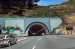 Robin Williams Tunnel, Marin County California, cars