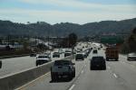 Highway 101, Corte Madera, Marin County California, cars, VCRD04_056