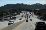 Highway 101, Corte Madera, Marin County California, cars, VCRD04_057