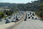 Highway 101, Corte Madera, Marin County California, cars