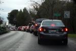 Traffic Jam in Napa County, Sonoma Creek, cars, VCRD04_064