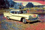 Pontiac, 4-door sedan, car, 1950s, VCRD04_171