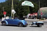 Volkswage Cabriolet with trailer, Arch, Monte Rio, Sonoma County, VCRD04_248