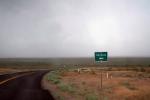 Osceola road sign, US Route 50, highway, roadway, road, clouds, storm