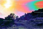 Dirt Road, unpaved, psychedelic Sky, VCRPCD3344_082B