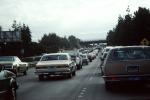 Level-F traffic, Cars, vehicles, Automobile, Interstate Highway I-280, VCRV01P10_17
