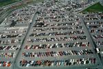 parking lot, parked cars, stalls, automobile, sedan, VCRV02P01_07