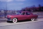 Ford, 4-door Sedan, Car, Automobile, retro, Vehicle, Whitewall Tires, Highway, 1951, 1950s, VCRV02P01_08