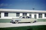 Ford Lincoln, Whitewall Tires, Lincoln Car, Sedan, Vehicle, motel, 1950s, VCRV02P01_12