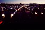 toll plaza, Level-F traffic, dawn, nighttime, night, Car, Automobile, Vehicle, VCRV02P05_03