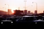 toll plaza, Level-F traffic, dawn, morning, Car, Automobile, Vehicle, VCRV02P05_08