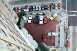 parking, Mark Hopkins Hotel, looking-down, Nob Hill, Car, Automobile, Vehicle