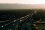 Highway 101, Sunnyvale, looking north, Level-B traffic, Silicon Valley, VCRV02P08_09