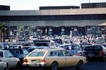 Cars, Traffic Jam, San Ysidro, Port of, Entry, California, United States, Mexico Border, Tijuana