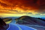 S-Curve, Highway, Roadway, Road, Mount Tamalpais, VCRV05P01_01B