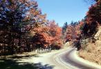 Highway, Roadway, Road, Fall Colors, Autumn, Deciduous Trees, Woodland, VCRV05P02_01