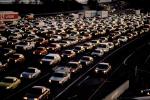 Cars, Vehicles, toll plaza, Level-F traffic