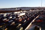 toll plaza, Level-F traffic, San Francisco Oakland Bay Bridge, Interstate Highway I-80, VCRV05P03_15