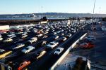 toll plaza, Level-F traffic, San Francisco Oakland Bay Bridge, Interstate Highway I-80, VCRV05P03_17