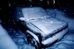 Winter, Exterior, Outdoors, Outside, Vehicle, Car, Automobile, pickup truck, Snowfall, VCRV05P06_05