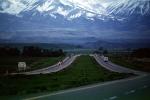 Crazy Mountains, Interstate Highway I-90, Roadway, Road