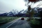 Teton Mountains, Highway, Roadway, Road