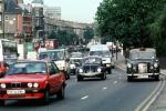 City Street, BMW, Volkswagen, taxi cab, Volkswagen beetle, London, 1970s, VCRV06P05_08