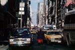 Taxi Cab, Car, Automobile, Vehicle, Sedan, Traffic Jam, Congestion, New York City, VCRV06P12_05