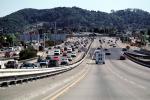 Highway 101, Roadway, Road, Marin County, heading north, Car, Vehicle, Automobile, VCRV07P01_01