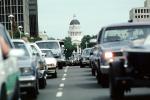 State Capitol, City Street, Car, Vehicle, Automobile, VCRV07P11_09