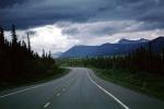 Road, Roadway, Highway, mountains, trees, VCRV09P02_17