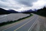 Road, Roadway, Highway-4, Alaska Range, Delta River, VCRV09P03_11
