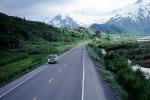 Road, Roadway, Highway-4, Alaska Range, Tsina River