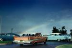 1957 Plymouth Belvedere, four-door sedan, tail fins, four door sedan, car, 1950s, autumn, VCRV09P10_15