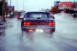 Chrysler Le Baron Car, Downpour in Alamogordo, City Street, Otero County, VCRV09P14_03