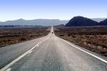 Road, Roadway, Highway 163, Monument Valley, Utah, geologic feature, vanishing point, VCRV10P03_13