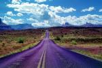 Clouds, butte, mesa, Road, Roadway, Highway 128, near Moab, Utah, Castle Valley, east of Moab, VCRV10P11_18