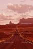 Road, Roadway, Highway 163, Monument Valley, Utah, geologic feature, butte, mesa, vanishing point, VCRV10P14_05B