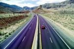dashed lines, Interstate Highway I-15, Road, Roadway, Northwestern Arizona, vanishing point, VCRV11P02_18