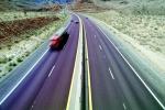 dashed lines, Interstate Highway I-15, Road, Roadway, Northwestern Arizona, vanishing point, VCRV11P02_19